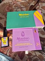 Maniac Nagelset met LED lamp en tortoise stickers, Ophalen, Bruin, Nieuw, Handen en Nagels