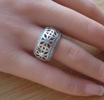 zilveren Ti Sento ring met steentjes [369], Sieraden, Tassen en Uiterlijk, Ringen, Met kristal, 18 tot 19, Verzenden, Zo goed als nieuw