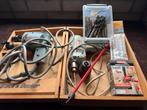 Boormachines met div toebehoren., Boormachine, Variabele snelheid, Ophalen of Verzenden, Gebruikt