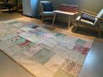 Vintage Turks vloerkleed lapjeskat - patchwork 203x302cm, 200 cm of meer, 200 cm of meer, Rechthoekig, Ophalen