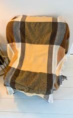 Vintage geruite wollen deken, Ophalen of Verzenden, Zo goed als nieuw
