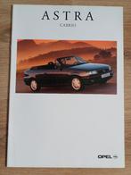 Opel Astra Cabrio brochure uit 1996, Ophalen of Verzenden, Zo goed als nieuw, Opel