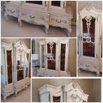 porselein kast, Ophalen, Gebruikt, 150 tot 200 cm, Elegant en brocante