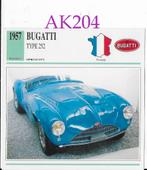 Ak204 autokaart bugatti type 252, Ophalen of Verzenden, Zo goed als nieuw, Auto's