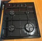 Pilgrim gaskookplaat 4-pits zwart, Witgoed en Apparatuur, Kookplaten, Ophalen, 4 kookzones, Zo goed als nieuw, Gas