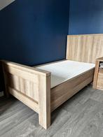 Doorgroeibed 70cm x 140cm, Ophalen, Verstelbaar, Bruin, 190 cm of minder