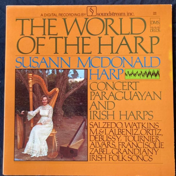 LP - Susann McDonald – The World Of The Harp, Cd's en Dvd's, Vinyl | Klassiek, Zo goed als nieuw, Classicisme, Overige typen, 12 inch