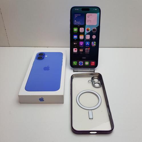 iPhone 16 Plus, Ultra Marine 256GB | Nieuwstaat! - Met 3 Maa, Telecommunicatie, Mobiele telefoons | Apple iPhone, Zo goed als nieuw