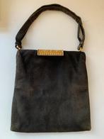 Antieke velour tas Maison de Bonneterie met goudkleur klip, Antiek en Kunst, Ophalen of Verzenden, Dames, Maison de Bonneterie