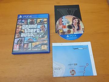 PS4 | Grand Theft Auto V met POSTER | GTA V | GTA FIVE beschikbaar voor biedingen