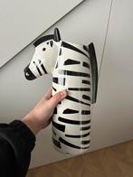Zebra vaas Hema nieuw staat, Ophalen of Verzenden, Zo goed als nieuw, Glas, Minder dan 50 cm