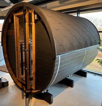 Buiten sauna | buitensauna | barrel sauna | diverse sauna’s beschikbaar voor biedingen