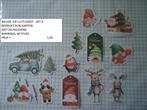 die cuts kerst set A ( 3 foto's ) eenmalig (alleen verzenden, Hobby en Vrije tijd, Kaarten | Zelf maken, Ophalen, Nieuw, Kerst