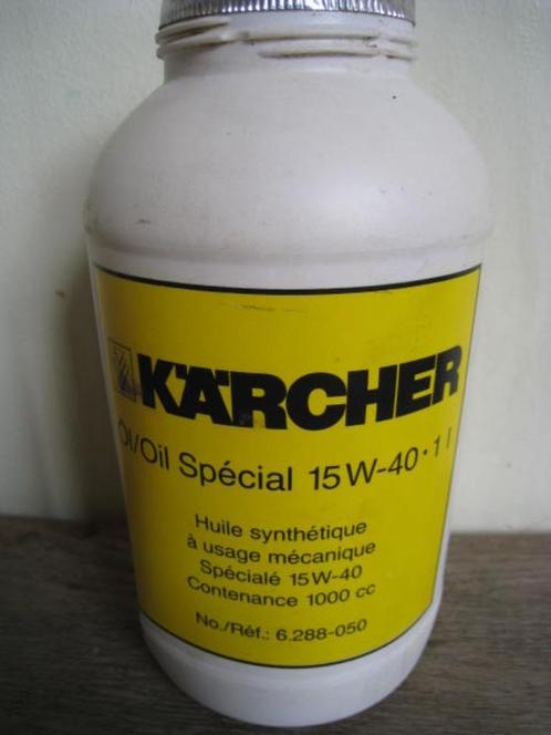1L Karcher speciale motorolie 15W-40, synthetische olie, Auto diversen, Onderhoudsmiddelen, Ophalen of Verzenden