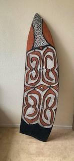 Oud Asmat warrior schild. Papua Nieuw Guinea, Ophalen of Verzenden
