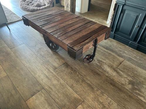 salon tafel, Huis en Inrichting, Tafels | Salontafels, Gebruikt, Minder dan 50 cm, 50 tot 100 cm, 100 tot 150 cm, Rechthoekig