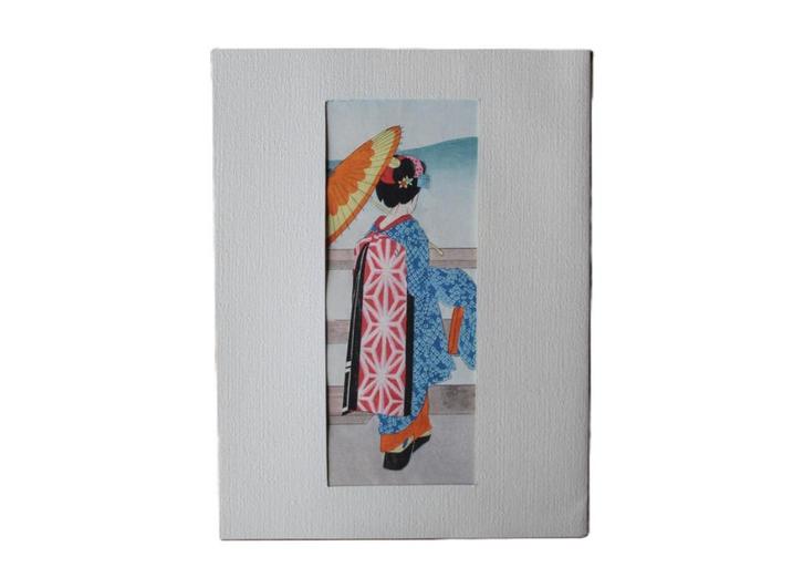 Originele Japanse houtdruk (1975) Maiko Kyoto – Showa, Antiek en Kunst, Kunst | Niet-Westerse kunst, Verzenden