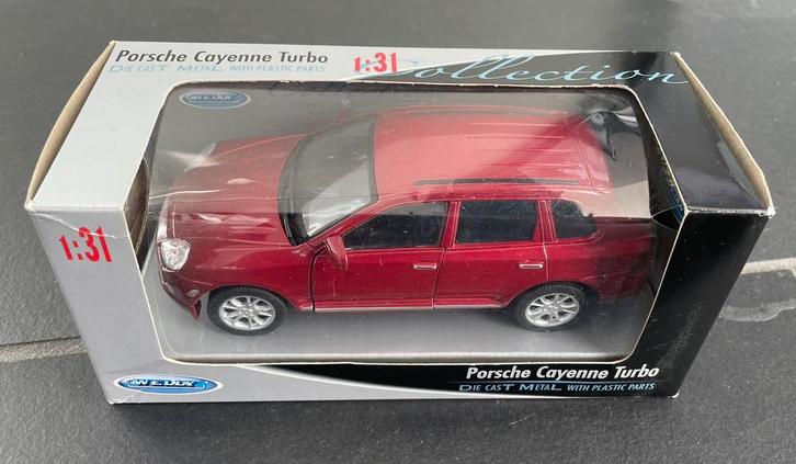 Porsche Cayenne Turbo modelauto, Hobby en Vrije tijd, Modelauto's | 1:18, Nieuw, Auto, Welly, Ophalen of Verzenden