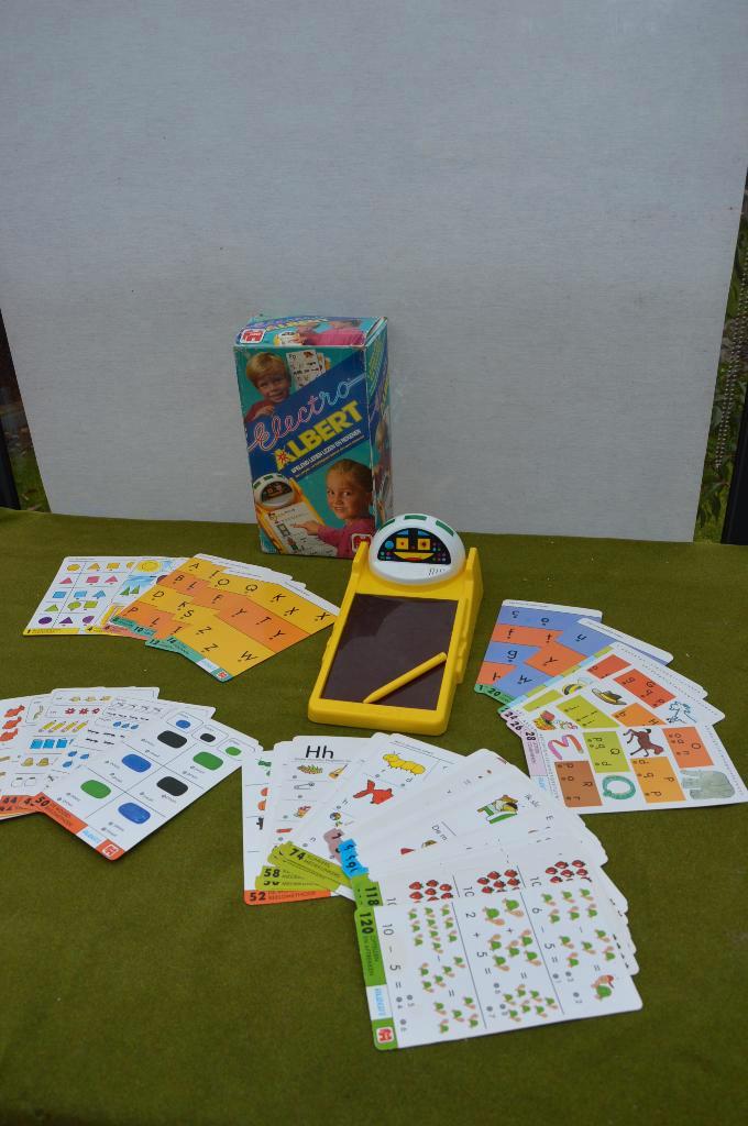 Vintage Electro Albert computer in originele doos Jumbo 1990, Kinderen en Baby's, Speelgoed | Educatief en Creatief, Gebruikt