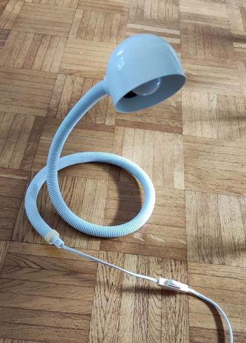 Vintage ‘Snake’ lamp - Wit beschikbaar voor biedingen