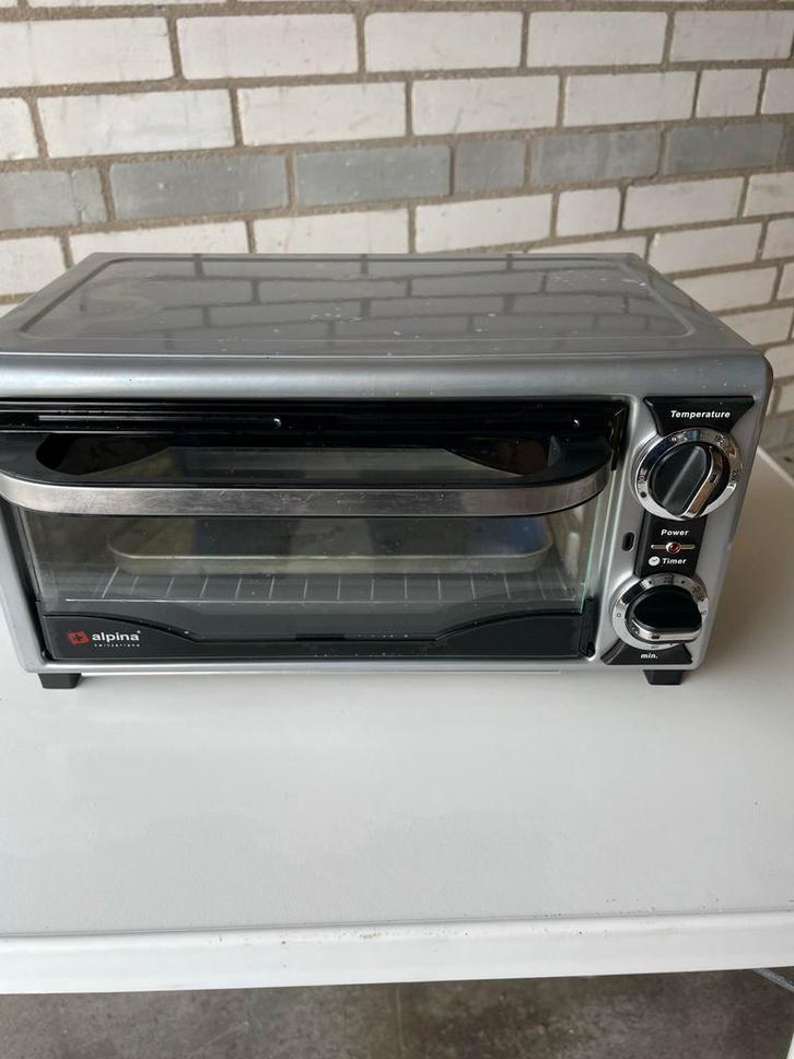Alpina Hete Lucht Oventje - Camping/Thuis, Witgoed en Apparatuur, Ovens, Gebruikt, Vrijstaand, Oven, Minder dan 45 cm, Hete lucht