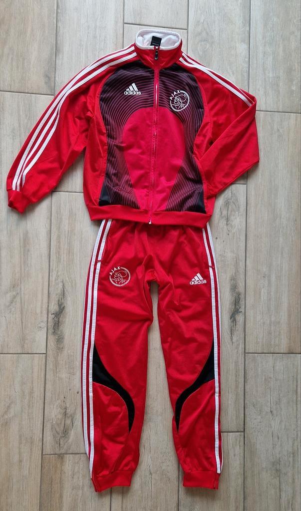 164 Zgan Gaaf Adidas Ajax 2-delig trainingspak, Kinderen en Baby's, Kinderkleding | Maat 164, Zo goed als nieuw, Jongen of Meisje