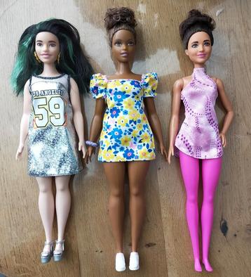 Barbie playline 3 stuks  beschikbaar voor biedingen