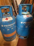 2 primgasflessen 6 kg leeg, Caravans en Kamperen, Kampeeraccessoires, Ophalen of Verzenden, Zo goed als nieuw