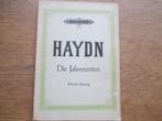 HAYDN - DIE JAHRESZEITEN - PIANO UITTREKSEL, Ophalen of Verzenden, Gebruikt, Klassiek, Piano