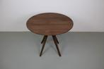 Artisan Lakri round tafel, 100 cm, kersenhout, 50 tot 100 cm, Nieuw, Rond, Vier personen