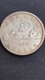 1 Dollar 1965 Canada Grote zilveren munt, Postzegels en Munten, Munten | Amerika, Ophalen of Verzenden, Losse munt, Noord-Amerika
