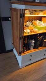 TV kast, Huis en Inrichting, Ophalen, Gebruikt, 100 tot 150 cm, Teakhout