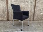 Vergaderstoel Oviedo - verrijdbaar - pilotenstof - 2 kleuren, Huis en Inrichting, Stoelen, Ophalen of Verzenden, Nieuw, Metaal
