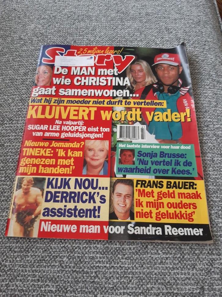 47.Story 1996. Patrick Kluivert. Prinses Christina. Frans Ba, Verzamelen, Tijdschriften, Kranten en Knipsels, Tijdschrift, 1980 tot heden