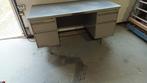 Vintage metalen bureau met lades, Ophalen, Gebruikt