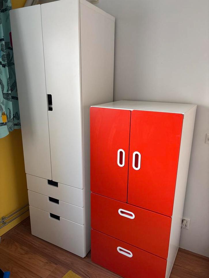 2x Ikea Stuva kasten - gebruikt, Kinderen en Baby's, Kinderkamer | Commodes en Kasten, Gebruikt, Kast, 105 cm of meer, Minder dan 75 cm