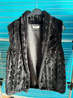 Zwart bont gilet maat S, Zwart, Enjoy, Ophalen of Verzenden, Zo goed als nieuw