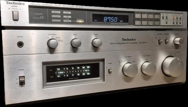Technics SU-8044 en ST-S505, Audio, Tv en Foto, Stereo-sets, Zo goed als nieuw, Tuner of Radio, Overige merken, Losse componenten