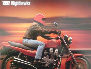 Folder HONDA Nighthawks 1992 beschikbaar voor biedingen