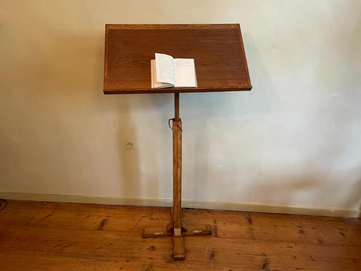 Lezenaar Boekenstandaard Bijbelstandaard Frans  verstelbaar, Antiek en Kunst, Antiek | Woonaccessoires, Ophalen of Verzenden