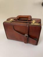 Vintage leren koffer - Made in France, Gebruikt, Bruin, Minder dan 40 cm, Minder dan 35 cm