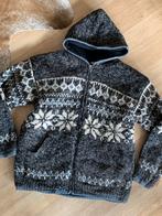 Nepal wool gevoerd vest M L bohemian capuchontrui, -, Maat 48/50 (M), -, Ophalen of Verzenden