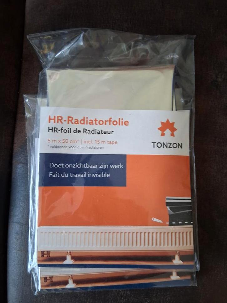 2x Nieuwe HR Radiatorfolie TONZON, Doe-het-zelf en Verbouw, Isolatie en Afdichting, Nieuw, Muurisolatie, Dakisolatie, Overige materialen
