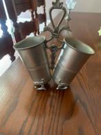 Tinnen Olie & Azijn Stel - Vintage, Antiek en Kunst, Antiek | Tin, Ophalen of Verzenden