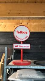 Fatboy bord, Ophalen of Verzenden, Zo goed als nieuw, Reclamebord, Plaat of Schild, Overige merken
