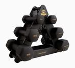 Tunturi Dumbbell Set met Rek, Ophalen of Verzenden, Nieuw, Benen, Dumbbell