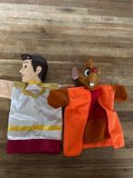 Disney Assepoester poppenkastpoppen AH, Ophalen of Verzenden, Assepoester of Belle, Gebruikt, Overige typen