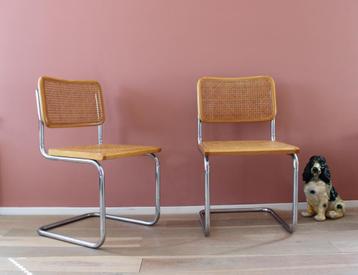 2 vintage stoelen - Cesca - Marcel Breuer. Retro design beschikbaar voor biedingen