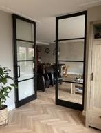 Zwarte Kamerhoge Binnendeur Stomp met glas | Deur, Doe-het-zelf en Verbouw, Niet ingevuld, 80 tot 100 cm, 215 cm of meer, Binnendeur