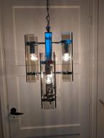 Vintage Veca Glazen Plafondlamp, Italië 1960s 70s Space age, Glas, Ophalen of Verzenden, Zo goed als nieuw, Space age